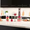 Russell Hobbs 27140-56 blenderis 1 L pārnēsājams blenderis 500 W melns, sarkans, caurspīdīgs
