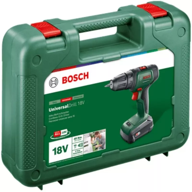 Bezvada urbjmašīna/skrūvgriezis Bosch Powertools UniversalDrill 18V