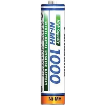 Panasonic Micro (AAA) akumulators NiMH AAA 1000 mAh 1,2 V 1 gab. (135878)