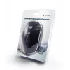 Pele USB optiska bezvadu melna/klusa MUSW-4BS-01 GEMBIRD