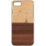 Telefona maciņš man and wood iPhone 7/8, mare Melns