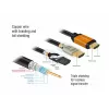 HDMI kabelis DeLOCK 85729 2 m HDMI Type A Standard Melns Gold