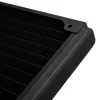 Radiators XSPC TX360 Ultrathin — 360 mm, melns