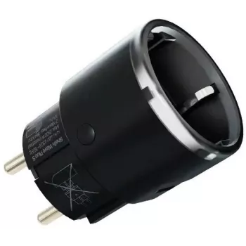 Viedais kontaktdakša Shelly Wave Plug S Z-Wave 800 Melna — Z-Wave 800 viedā kontaktligzda, 230V/12A, 2500W, jaudas uzskaite