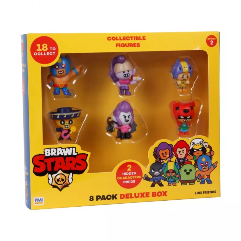 BRAWL STARS S2 FIGŪRAS - 8 GAB. DELUXE KASTE VER.B
