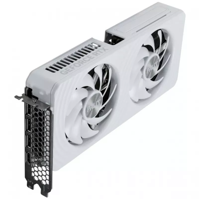 Grafikas karte Palit GeForce RTX 5060 Ti White OC — GeForce RTX 5060 Ti, 16 GB GDDR7, 128 bitu, PCIe 5.0, 2407 MHz