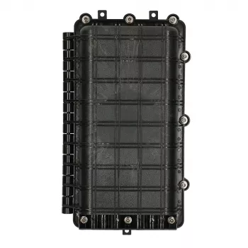 Extralink Jerry āra optiskās šķiedras savienojuma uzmava 2 kasetēm 24 serdeņiem, ABS/PVC korpuss, melns