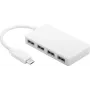 Microconnect USB3.1CUSB3 saskarnes centrmezgls USB 3.2 Gen 1 (3.1 Gen 1) Type-C 5000 Mbit/s Balts