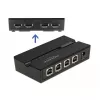 DeLOCK 11494 datora datu slēdzis melns USB Type-A Type-B 0,48 Gbit/s