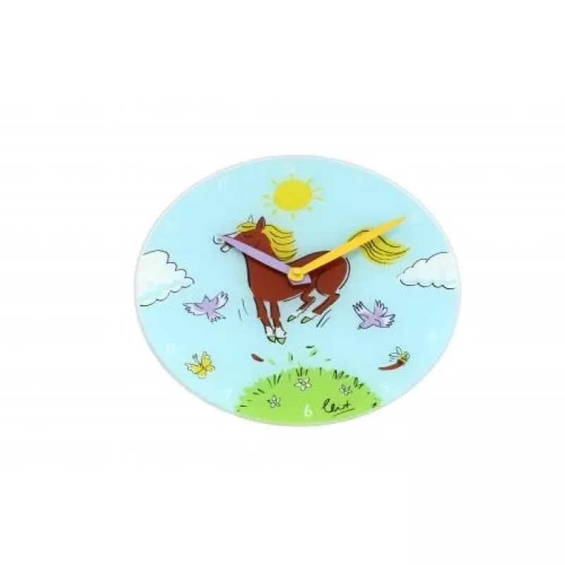 NeXtime klok 8812 Jump for joy, Ø30 cm, Sienas, Zils/ Daudzkrāsains