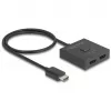 HDMI pārslēdzējs DeLOCK 18901 144Hz melna plastmasa 55x55x15mm