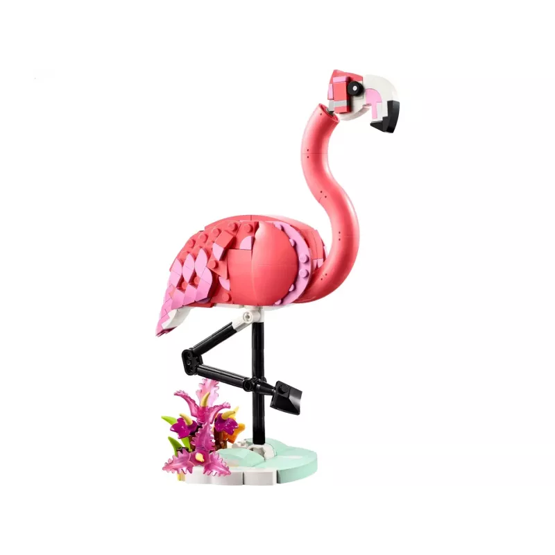 LEGO Creator 3-in-1 Pink Flamingo 31170 būvējamo modeļu komplekts, 288 detaļas, augstums 230 mm, ieteicamais vecums 8+