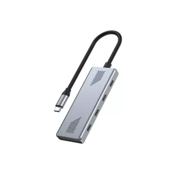GEMBIRD USB-C 3.2 Gen 2 4 portu centrmezgls UHB-CM-U310-C4-01