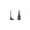 SATA III kabelis LANBERG CA-SASA-13CU-0050-BK 0,5 m, SATA 7-pin pret 7-pin, 6 Gbit/s, melns