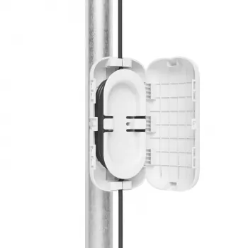 Ubiquiti UACC-FIBER-SR-KIT kabeļu organizators Staba/Sienas kabeļu kaste Balta 1 gab.