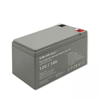 Qoltec 53076 AGM akumulators | 12V | 7Ah | Drošība