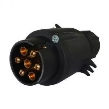 7 kontaktu piekabes spraudnis IWH 010206 20A 12V ar triecienizturīgu korpusu