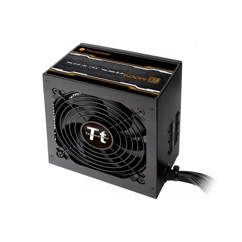 Barošanas bloks Thermaltake Smart SE2 600W ATX daļēji modulārs, 86% efektivitāte, 120 mm ventilators
