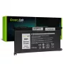Baterija zaļa Cell DE150 priekš DELL Inspiron — LiPo 11.4V 3400mAh, melna, 1 gab.