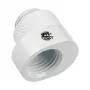 Adapteris BitsPower X-Cross G1/4 collas vīrišķais uz G1/4 collas sievišķais, 5 mm nobīde, balts
