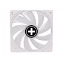 120 mm korpusa ventilators XILENCE Performance A+ XF064 ar šķidruma dinamisko gultni, 500–1500 RPM, balts