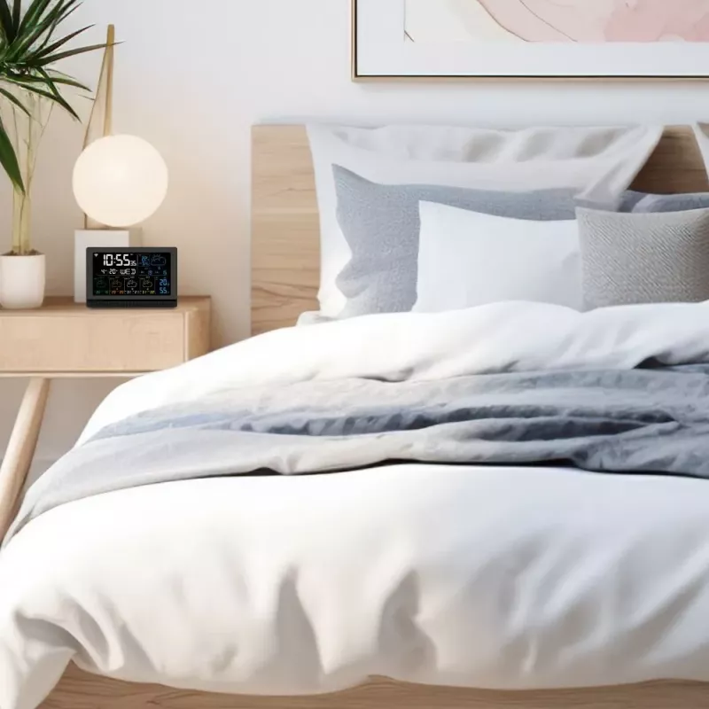 Viedais skaļrunis MANTA MTO200B Windy Melns — Bluetooth un Wi‑Fi bezvadu audio, balss asistenta atbalsts