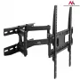TV sienas stiprinājums MACLEAN MC-760 32–55 collu televizoriem, tērauds, VESA līdz 400x400, 30 kg, melns, 9,6–44,8 cm
