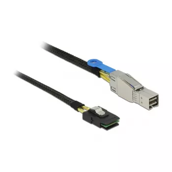 SAS kabelis DeLOCK 83616 1m 6 Gbit/s Melns