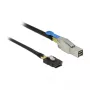 SAS kabelis DeLOCK 83616 1m 6 Gbit/s Melns