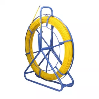 Extralink Rodder 3.8mm 75m | Kabeļu vilkšanas stiekls | Stikla šķiedras FRP, diametrs 3.8 mm, garums 75 m, dzeltens