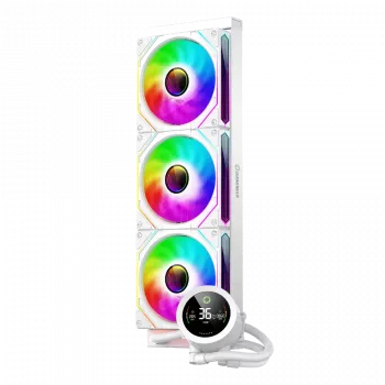 Gamemax | CPU Liquid cooler | ICEBURG 360 DIGITAL | balta