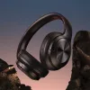 Usams Bluetooth 5.3 austiņas, pāri ausīm, Us-yh sērija, melnas/melnas TDLYEJYS01