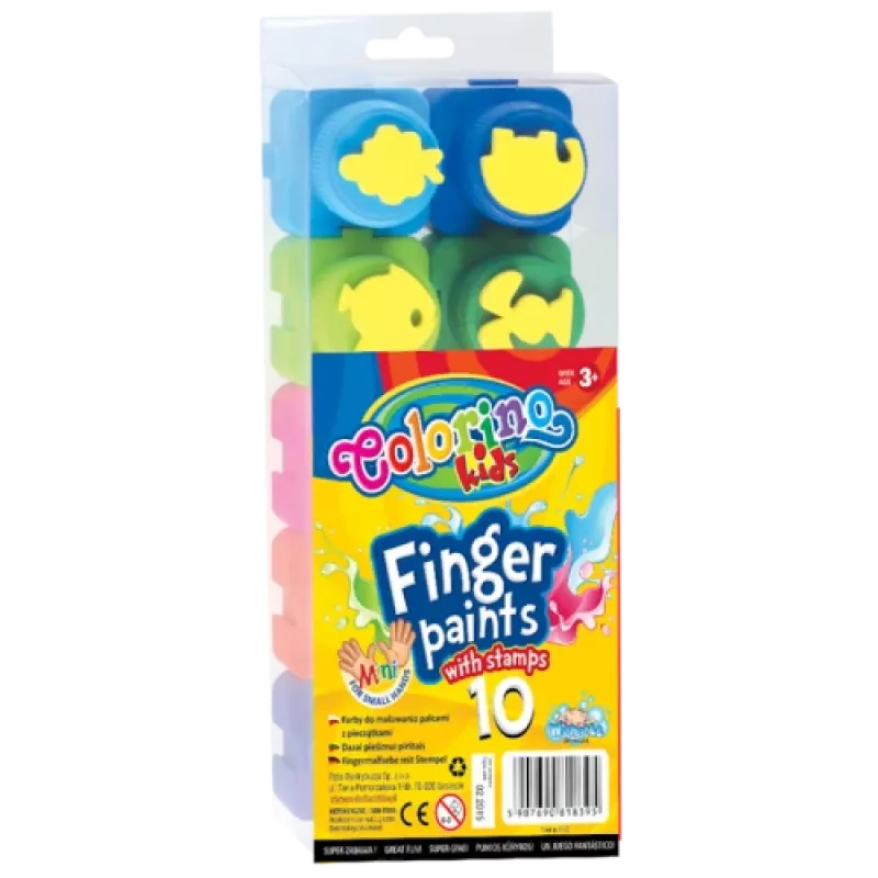 Colorino Kids pirkstiņkrāsas 10 krāsas