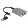 DeLOCK USB Type-C karšu lasītājs CFexpress XQD Alumīnija Pelēks 10000 Mbit/s