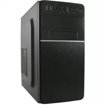 LC Power 2015MB - Tornis - micro ATX - bez barošanas bloka - Melns - USB/Audio (LC-2015MB-ON)
