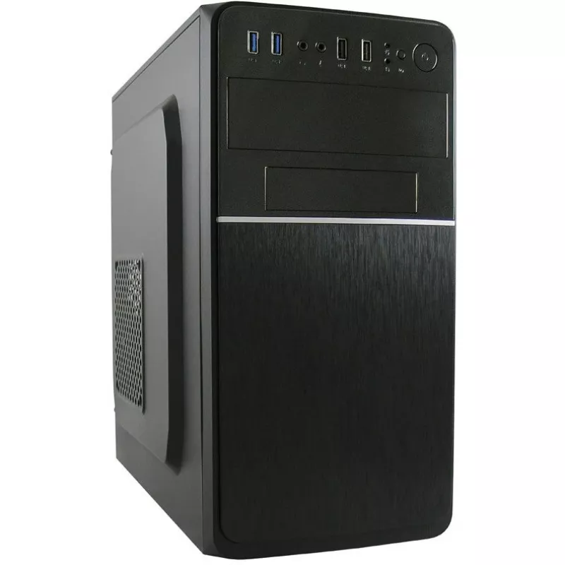 LC Power 2015MB - Tornis - micro ATX - bez barošanas bloka - Melns - USB/Audio (LC-2015MB-ON)