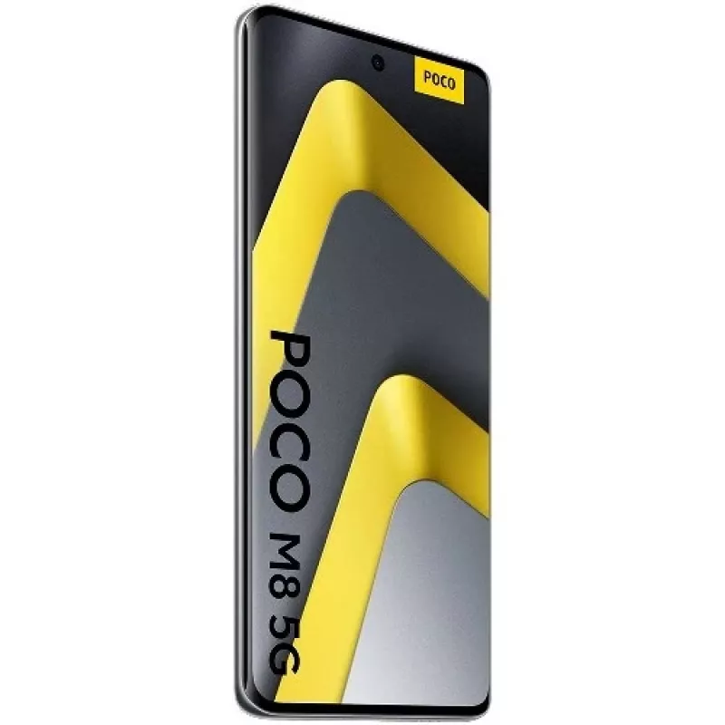 POCO M8 5G 17,2 cm (6.77) Hybrid Dual SIM USB Type-C 8 GB 512 GB 5520 mAh sudraba krāsa