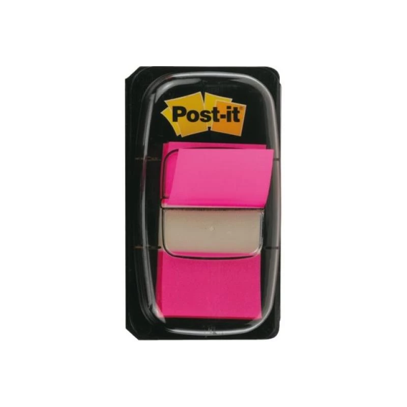 3M Post-it Index Rozā, šaurs, 50 līmlapiņas, izmēri 25,4 x 43,2 mm, vienreizējā dozatorā (I680-21)