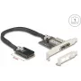 Tīkla adapteris DELOCK Mini PCIe I/O 95281 ar 2× SFP Gigabit LAN