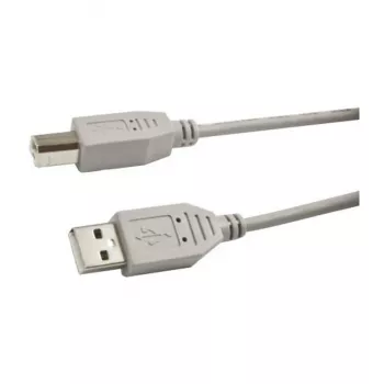 Synergy 21 S215188 - 5 m - USB A - USB B - USB 2.0 - Vīriešu/Vīriešu - Pelēks