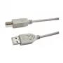 Synergy 21 S215188 - 5 m - USB A - USB B - USB 2.0 - Vīriešu/Vīriešu - Pelēks