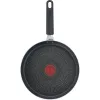 Pankūku panna Tefal Resist Intense D52210 apaļa 25 cm melna sarkana