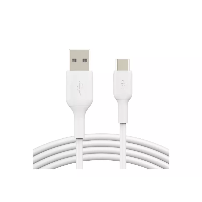 USB kabelis Belkin CAB001BT2MWH 2m USB A uz USB C Balts
