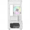 PC Micro Tower korpuss THERMALTAKE View 170 WS ARGB Snow — Micro ATX, balts, 2x120mm sānu, 1x120mm aizmugurē, barošanas bloks apakšā, atbalsta 2,5 collu/3,5 collu