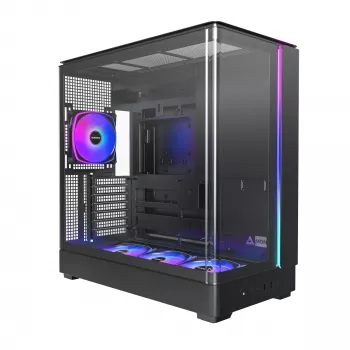 PC Case Montech KING 45 PRO Melns — micro ATX / Mini-ITX, Midi Tower