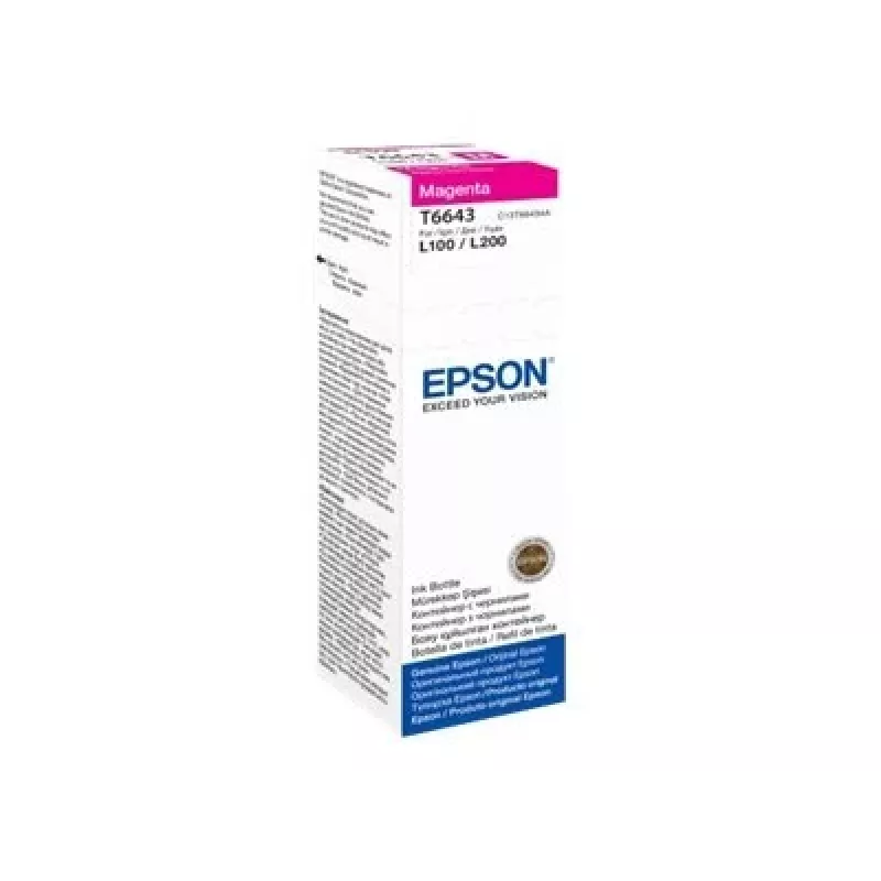 tintes kasetne Epson T6643 70ml fuksīna