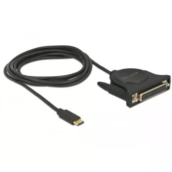 Paralēlais kabelis DeLOCK 62980 Melns 1,8 m