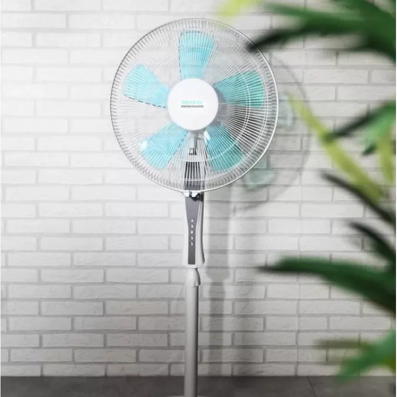 Cecotec EnergySilence 530 Power Connected | Stāvventilators | Balts | Diametrs 40 cm | Ātrumu skaits 3 | Svārstības | 50 W | Tālvadības pults