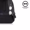 Mugursoma XDDESIGN Bobby Hero Small, pretaizdzīšanas, 11,5 L, planšetdators līdz 12,9 collām, PET/putas, melna