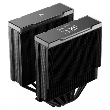 Gaisa dzesētājs DeepCool AK620 G2 Digital NYX, 120 mm ventilators, maks. gaisa spiediens 2.78 mmH2O, 144×127×159 mm, melns